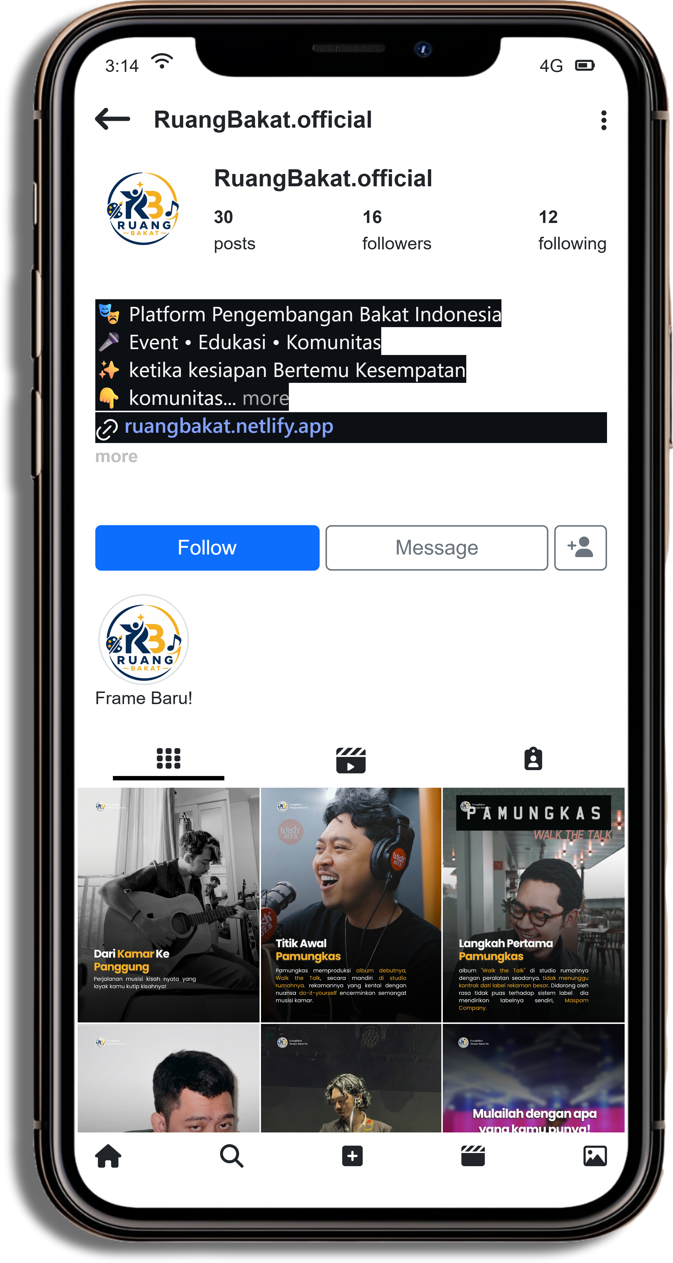 RuangBakat Feed